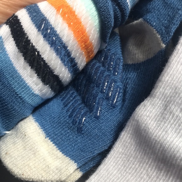 NWT C.Place 12-18m penguins socks 6 pack with nonslip grips - Picture 6 of 6